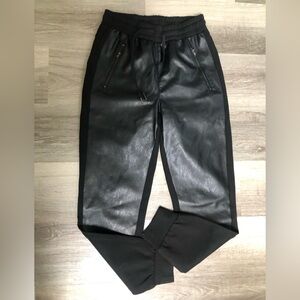 Fate Faux Leather Joggers